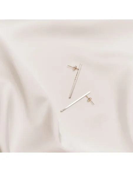 LINIA earrings Minimalist, handcrafted - Monom