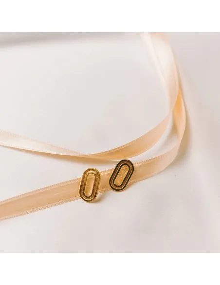 Cercei Labyrinth Oval Small, realizati manual. - Monom