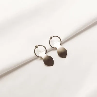 AURA earrings Minimalist, handcrafted - Monom