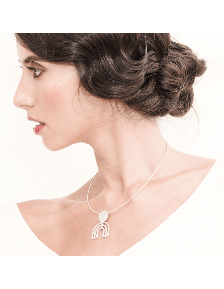 The Mino Pendant necklace Minimalist, handcrafted - Monom