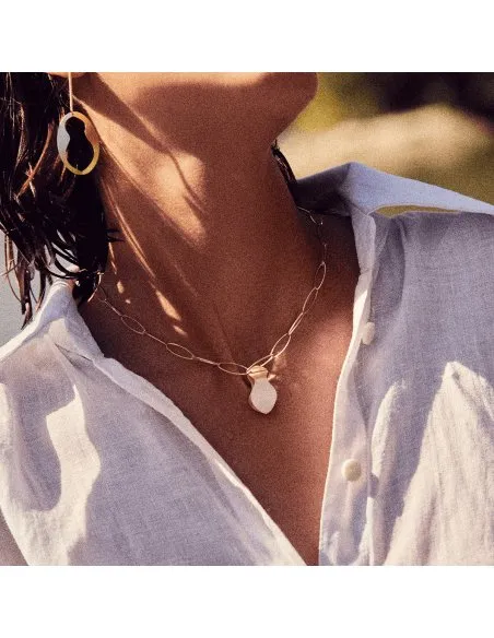 Colier AURA design minimal, realizat manual. - Monom