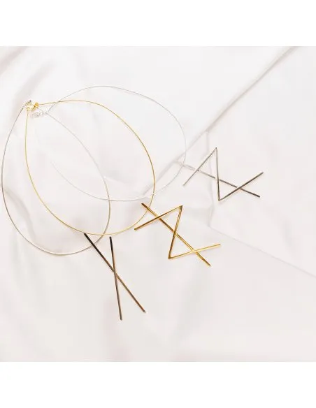 Colier ALPHABET STRENGTH Minimalist, realizat manual. - Monom