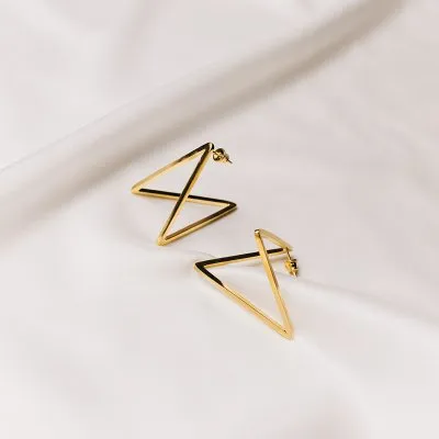 ALPHABET RHYTHM Minimal Earrings - Handmade by Monom 2