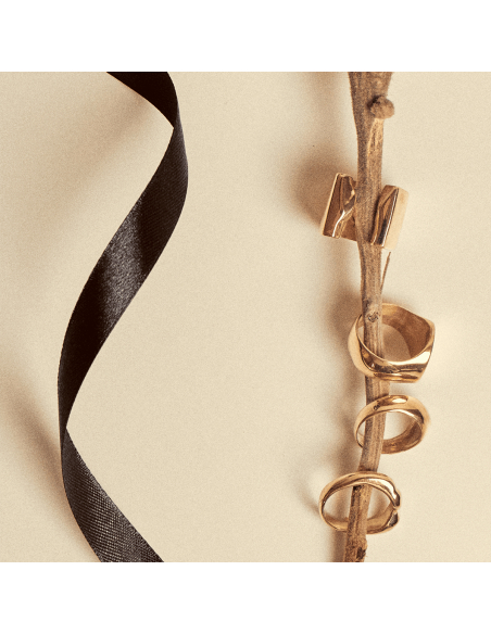 CASCARA ring Minimalist, handcrafted - Monom