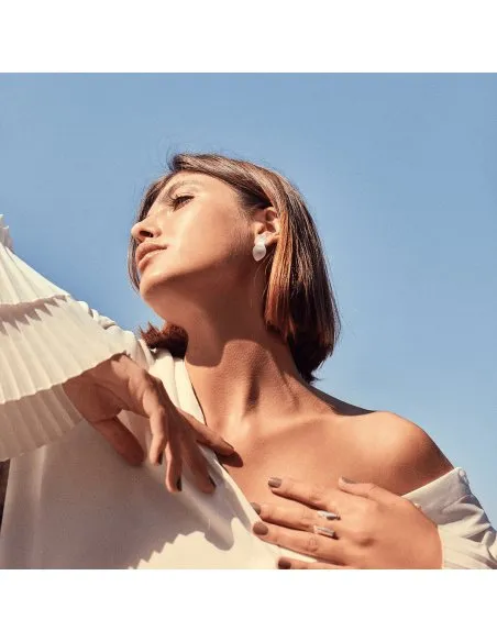 Cercei Roua Minimal, realizat manual. - Monom