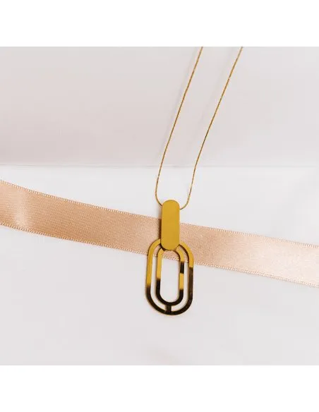 The Troia Pendant necklace Minimalist, handcrafted - Monom