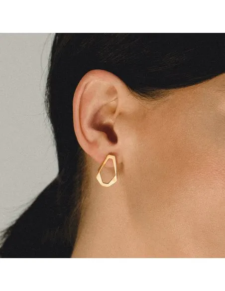 TECTONICA UNO Minimal Earrings, handcrafted. - Monom
