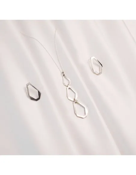 TECTONICA TRIO Minimal Necklace, handcrafted. - Monom