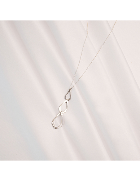 TECTONICA TRIO Minimal Necklace, handcrafted. - Monom