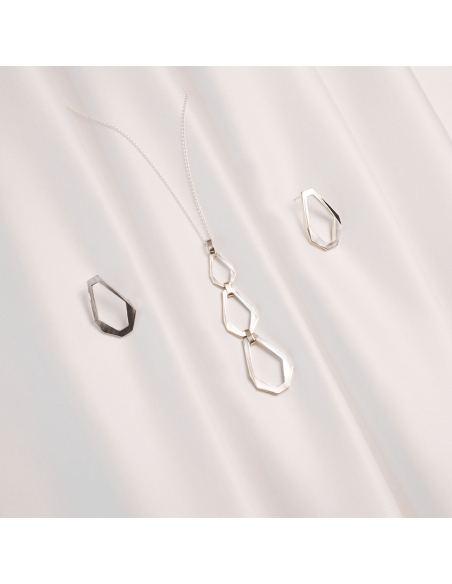 TECTONICA UNO Minimal Earrings, handcrafted. - Monom