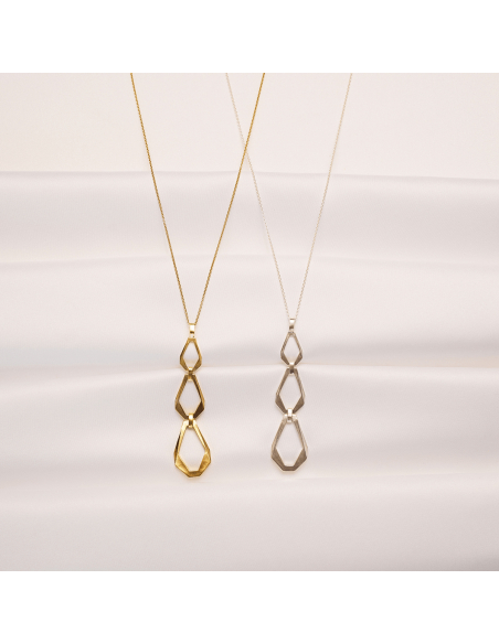 TECTONICA TRIO Minimal Necklace, handcrafted. - Monom