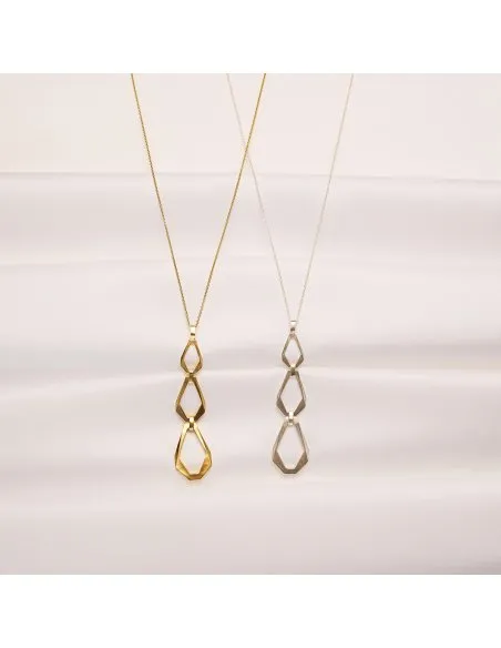 TECTONICA TRIO Minimal Necklace, handcrafted. - Monom