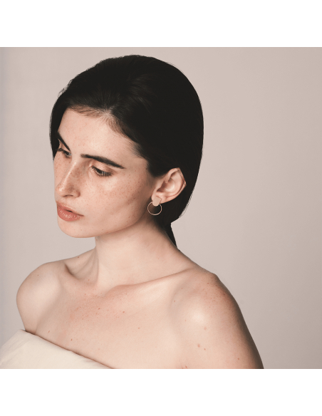 Cercei PLATTITUDE Combo Small Minimal, realizati manual. - Monom