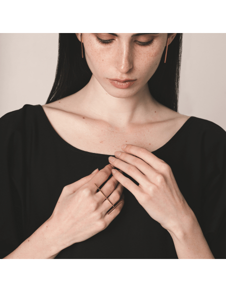 ALMOST ring Minimalist, handcrafted - Monom