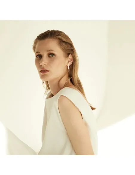 Cercei ALPHABET X Minimal, realizat manual. - Monom