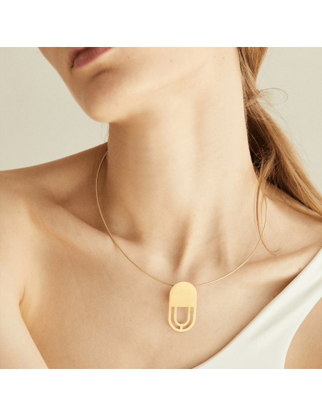 The Luna necklace Minimalist, handcrafted - Monom