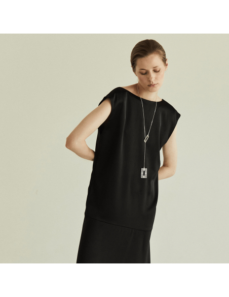 The Solaria Rectangle necklace Minimalist, handcrafted - Monom