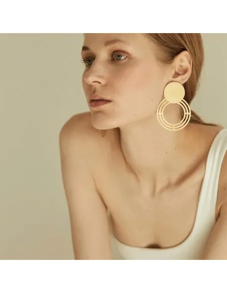 Cercei Labyrinth Saturnalia Small Minimal, realizati manual. - Monom