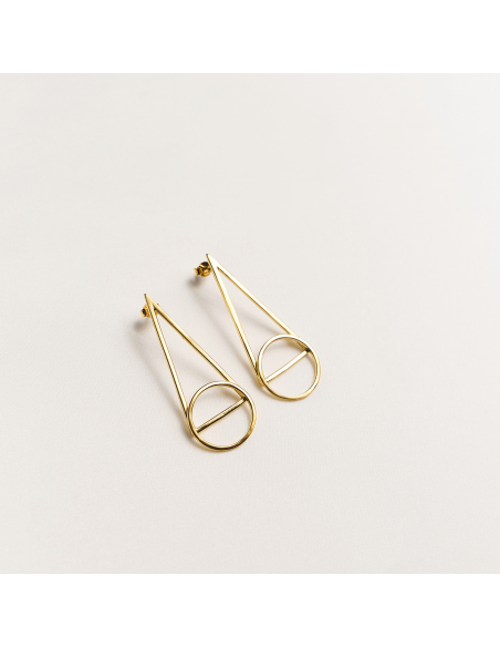 ENIA Minimal Earrings, Handmade by Monom