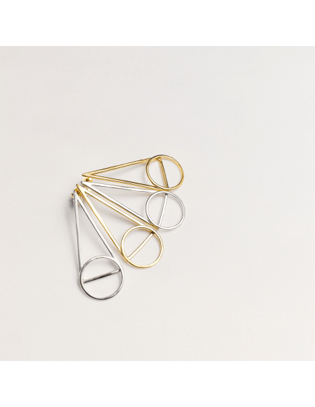 ENIA Minimal Earrings, Handmade by Monom