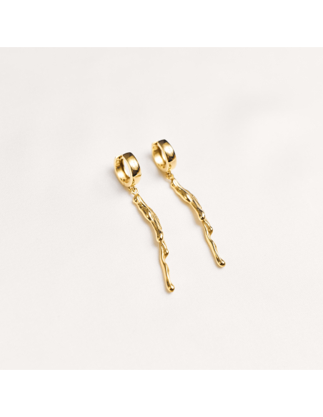 AVA CREOLE Minimal Earrings, Handmade by Monom