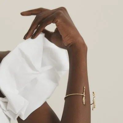 AVA DUO Minimal Bracelet, handcrafted. - Monom