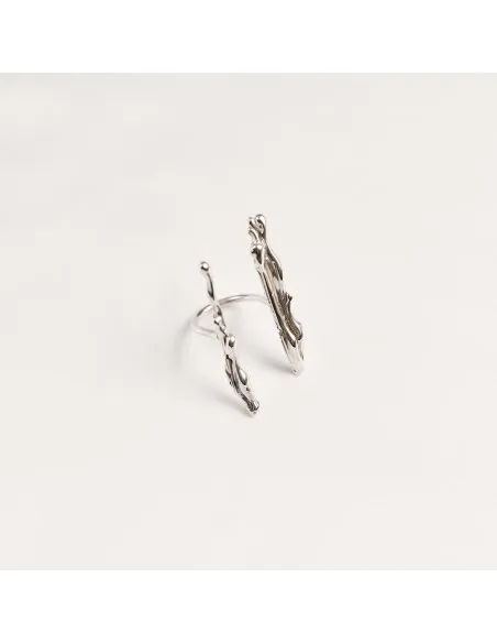 AVA DUO Minimal Ring, handcrafted. - Monom