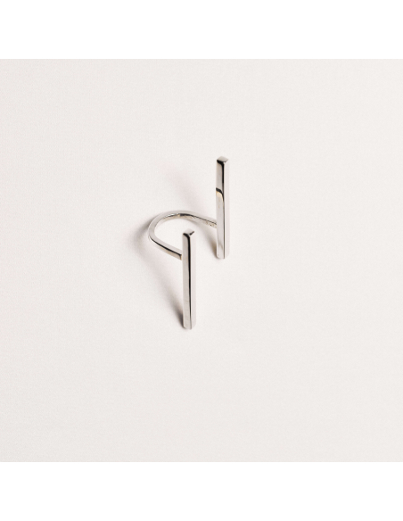 Linia Duo Minimal Ring, handcrafted. - Monom