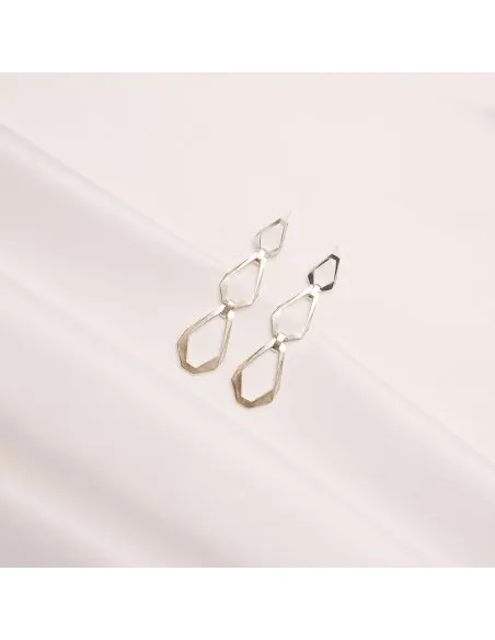 TECTONICA TRIO Minimal Earrings, handcrafted. - Monom