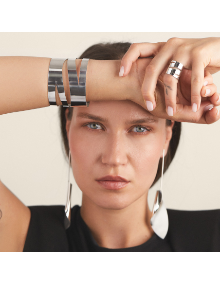 Inel Etala Lira Minimal, realizat manual - Monom