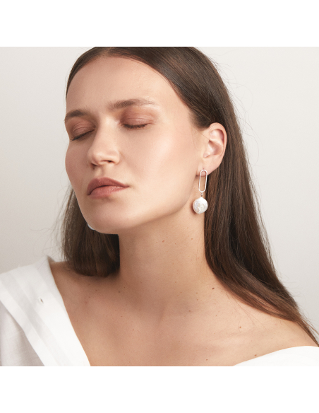 Cercei Caliope Lush Minimal, realizati manual. - Monom