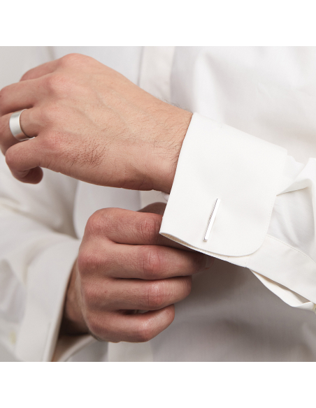 LINIA cufflinks Minimalist, handcrafted - Monom