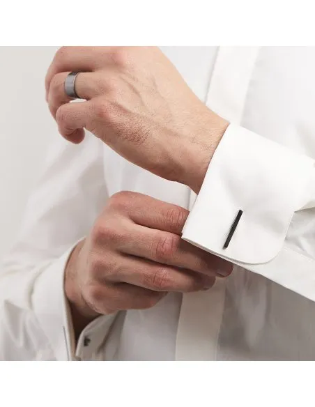 LINIA cufflinks Minimalist, handcrafted - Monom