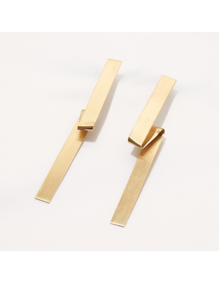 Cercei IMPERFECT BAND Minimal, realizati manual - Monom