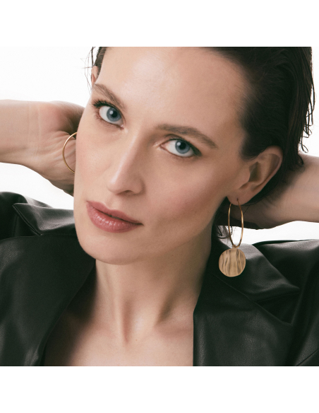 ONDA  earrings Minimalist, handcrafted - Monom