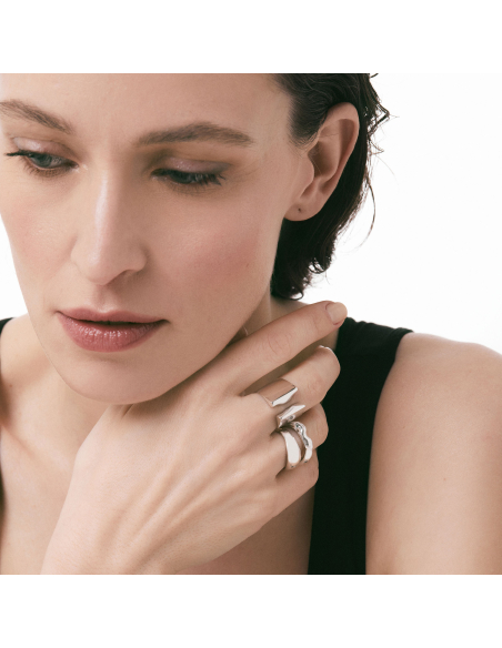 Inel FORMA, Minimal, realizate manual. - Monom