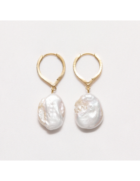 Caliope Lush Minimal Earrings, Handmade by Monom