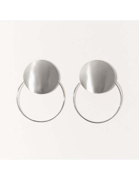 Bendis Double Circle Earrings