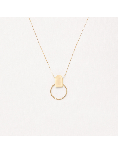 Colier PLATTITUDE combo small Minimal, realizat manual. - Monom