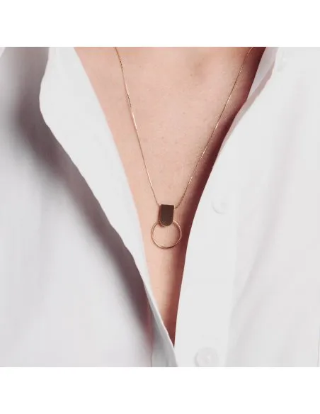 PLATTITUDE SQUARE Small Minimal Choker, Handmade by Monom