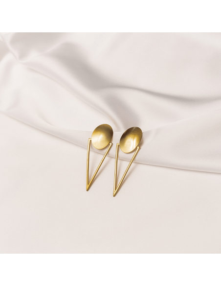 RHEA earrings Minimalist, handcrafted - Monom