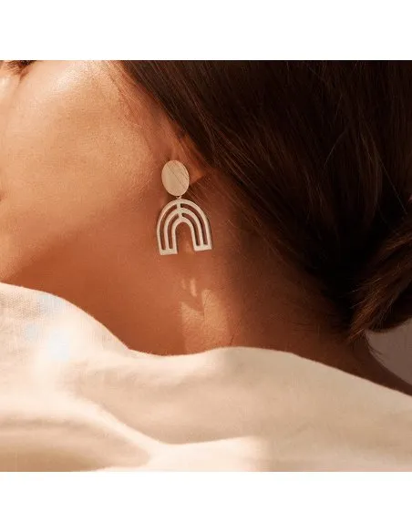 The Mino Earrings  Minimalist, handcrafted - Monom